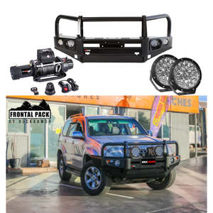 Rockarmor Premium Bullbar Frontal Combo To Suit Toyota Prado 120 2003-2009  (Ful&hellip;