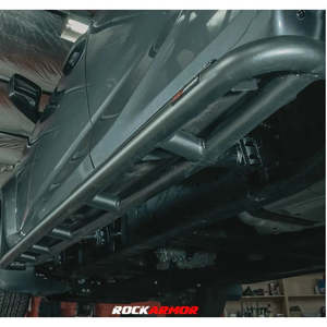 Rockarmor Steel Rockslider Side Steps To Suit Mazda Bt50 Dual Cab/Extra Cab 2012-2020