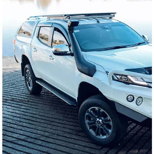 Rockarmor Steel Rockslider Side Steps To Suit Mitsubishi Triton Mq & Mr 2015 To Current