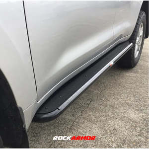 Rockarmor Steel Rockslider Side Steps To Suit Toyota Landcruiser 200 Series 2007-2021