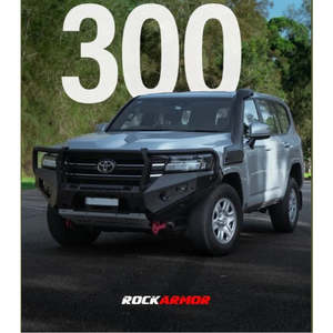 Rockarmor Gt Steel Hoop Bullbar - Toyota 300 Series 2021-2024 (Full Bar Replacement)