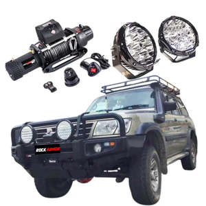 Rockarmor Premium Bullbar Frontal Combo To Suit Nissan Patrol Gu1 97- 09/2004 (F&hellip;