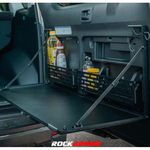 Touring: Rockarmor Rear Door Dropdown Table & Pantry To Suit Toyota Prado 150