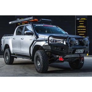 Gtpurebullbars: Rockarmor Gt Hoop Steel Bullbar - Toyota  Hilux N80 Bullbar 2015 -2020