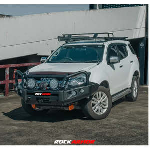 Rockarmor Elite Hoop Steel Bullbar - Isuzu Dmax 01/2017-07/2020 (Bar Replacement Eyebrows)
