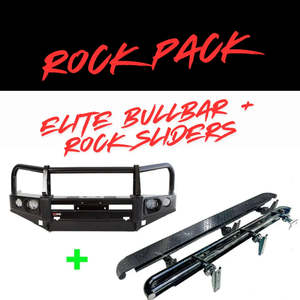All: Rockarmor Rock Pack — Toyota Hilux N80 2015-2020 | Elite Hoop Bullbar + Rock Sliders