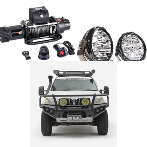 Rockarmor GT Hoop Steel Bullbar Combo Pack - Toyota Prado 120 Series 2003-2009