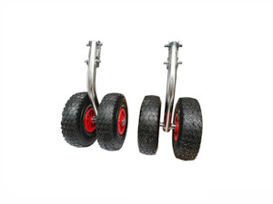 Dual Launching Wheels with quick removal. (Pair)