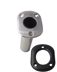 Rod Holders: Rod Holder Flush Mount 90 Degree Stainless from Rockboat
