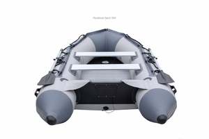Rockboat Sport Inflatable Boat — Grey/Dark Grey | 2.3m–4.3m | Built for NZ Waters