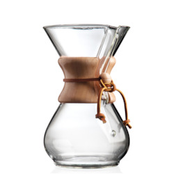 Brewing Equipment: CHEMEX Classic (6 or 3 Cup)