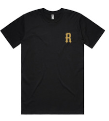 Clothing: ROCKET EMBROIDERED "R" SHIRT