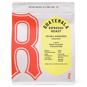Espresso Blends: Velma Ordoñez [washed] espresso