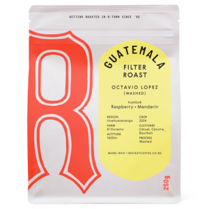 Coffee: Octavio Lopez [washed] filter roast