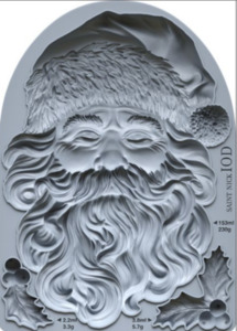 Iron Orchid Designs Decor Moulds: IOD Decor Mould 13 x 18cm - Saint Nick