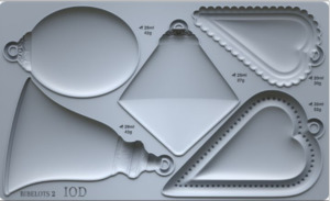 Iron Orchid Designs Decor Moulds: IOD Decor Mould 25 x 15cm - Bibelots 2