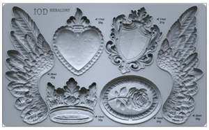 IOD Decor Mould 25 x 15cm - Heraldry