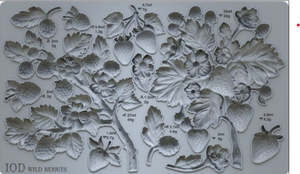 Iron Orchid Designs Decor Moulds: IOD Decor Mould 25 x 15cm - Wild Berries