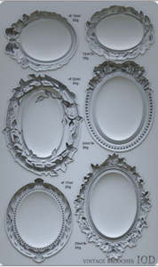 IOD Decor Mould 25 x 15cm - Vintage Brooches