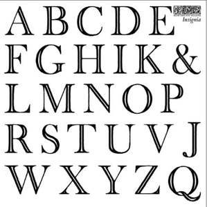 IOD Decor Stamp 15.5 x 15.5cm - Insignia (Mini Stamp - 4 sheets)