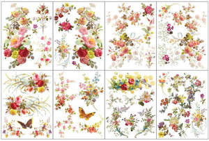 IOD Decor Transfer Pad 31 x 41cm - Saint Germain (8 sheets)