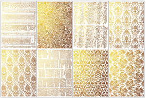 IOD Decor Transfer Pad 31 x 41cm - Gilded GOLD FOIL Emporium (8 sheets)