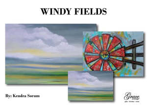 Grace On Design Decoupage Papers: Windy Fields