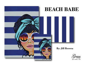Grace On Design Decoupage Papers: Beach babe