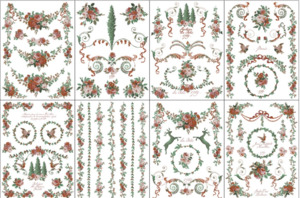 IOD Décor Paint Inlay - La Folie (8 Sheets) ***Limited Edition***