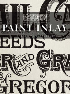 IOD Decor Paint Inlay - Gregory’s Catalogue (8 Sheets) ***Limited Edition***