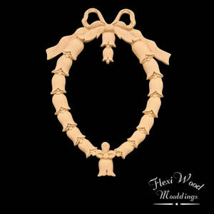 FlexiWood Bluebell Wreath - FW39