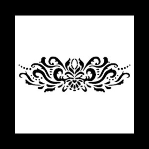 Stencils: Victorian Drawer Detail Stencil