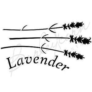Stencils: Lavender Stencil