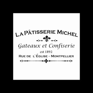 La Patisserie Michel Stencil