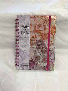 Stationery Collection: A5 Notebook - Paper Roses