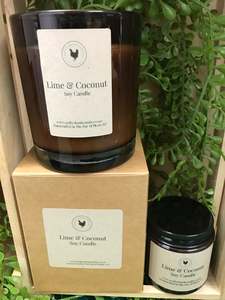 Lime & Coconut - Crafty Chook Candle