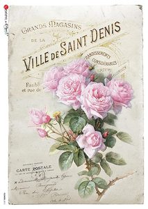 Decoupage Queen A3 Rice Paper - Ville de Saint Denis