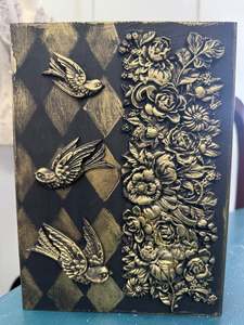 Gifts And Decor: Black and Gold Decorative Wall hanging 3 of 3