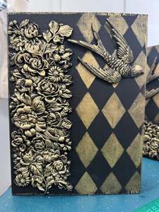 Black and Gold Decorative Wall hanging 1 of 3