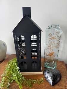 Gifts And Decor: Tall Metal Candlehouse