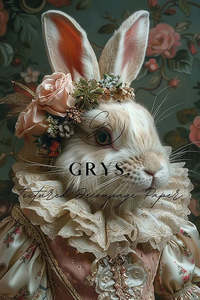 Large Decoupage Papers: Mrs Lupin Decoupage Paper- A5 size