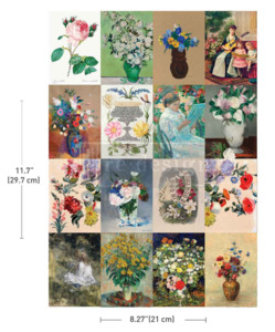 Redesign with Prima A4 Transfer - Floral Ambiance (1 Sheet)