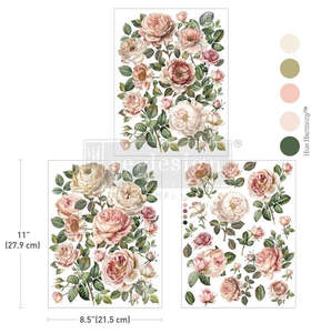 Redesign with Prima Middy Transfer - Blush Blossoms