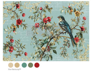 Redesign with Prima Decoupage Fibre Paper - A1  The Velvet Nest