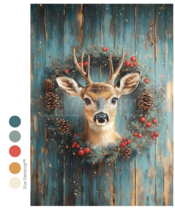 Redesign with Prima Decoupage Fibre Paper - A4 Jingle Jungle (1 Sheet)