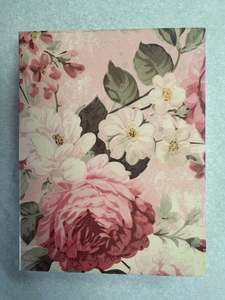 Jotter Pad - Pink and Cream Florals