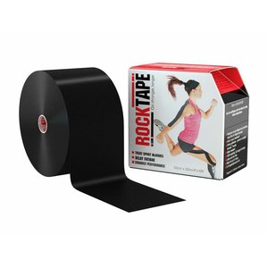 Rocktape: Rocktape BD Plain Black 10cm x 32mtr Practitioner Roll