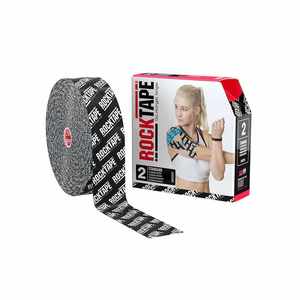 Rocktape: Rocktape Black Logo 5cm x 32mtr Practitioner Roll