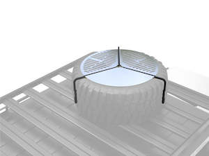 Outdoor Accessories: SPARE TIRE MOUNT BRAAI/BBQ GRATE - BY FRONT RUNNER