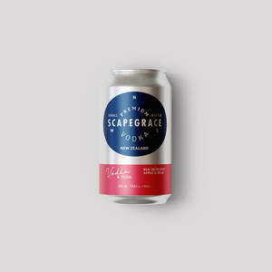 All: Scapegrace Vodka, Soda with Red Delicious Apple & Pear (Best Before 06/01/26)